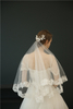 Fashion Wedding Lace Flower Pearl Bridal Headdress Hairbands Hair Comb