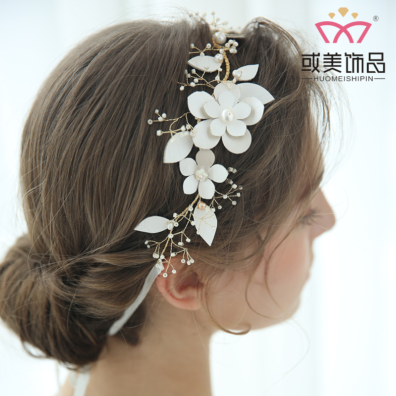 Fancy Freshwater Pearl Headband Sweety Girls Bridal Wedding Headpiece