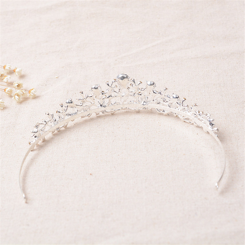 Luxury Crystal Bridal Hair Jewelry Rhinestone Hair Crown Tiara For Wedding