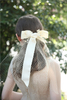 Mesh Design Bachelorette Party Cute White Little Bridal Wedding Veil