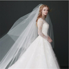 Elegant Wedding Women Accessories Long 3m Bridal Tulle Veils with Comb
