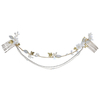 High Quality Crystal Bridal Headpiece Bridal Ceramic Flower Wedding Hair Combs