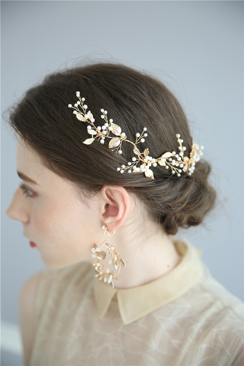 Wedding Earring Bridal Accessories Hair Vine Flower Women Hair Combs