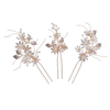 Crystal Pearl Girls Wedding Hair Accessories Jewelry Women Hair Pins