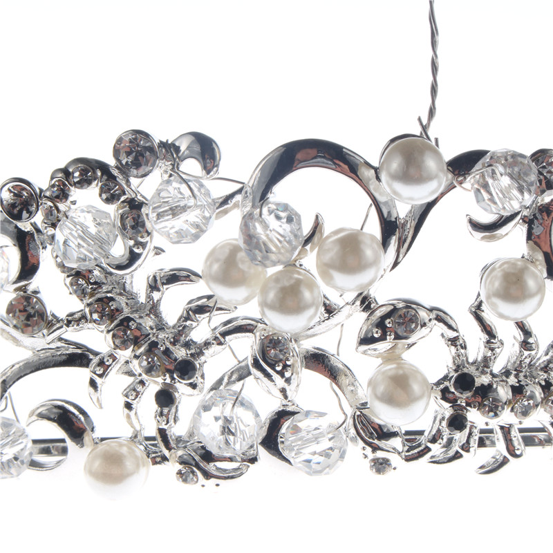 Beauty Hair Jewelry Decorative Crystal Stone Bridal Wedding Tiara Crown