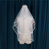 Fashion Latest Short Two Layer Wedding Bridal Women Veil With Comb 