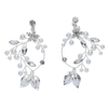 Fashion Bridal Crystal Flower Barrette Floral Style Hair Accessories Handmade Bridesmaid Wedding Hair Clips
