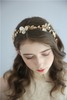 New Fashion Bridal Accessories Hairband Headdress Plastic Leaf Crystal Wedding Women Headpiece 