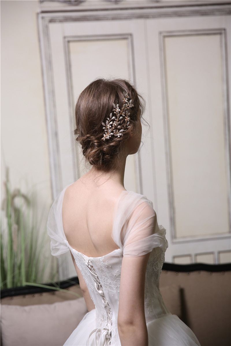 Hair Accessories Korean Trend Pearl Crystal Alloy Sparkle Hair Clips