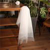 Classic Bachelorette Party Two Layer Western Style Wedding Short Veil
