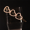 Wedding Jewelry Women Pearl Hair Accessories Heart Shape Bridal Hair Clip