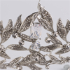 Crystal Rhinestone Stylish Silver Leaf Bridal Wedding Zircon Crowns