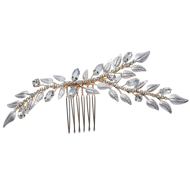 Exquisite Luxury Pearl Flower Hair Pin Wedding Hair Accessories Bride Gold Hair Clips