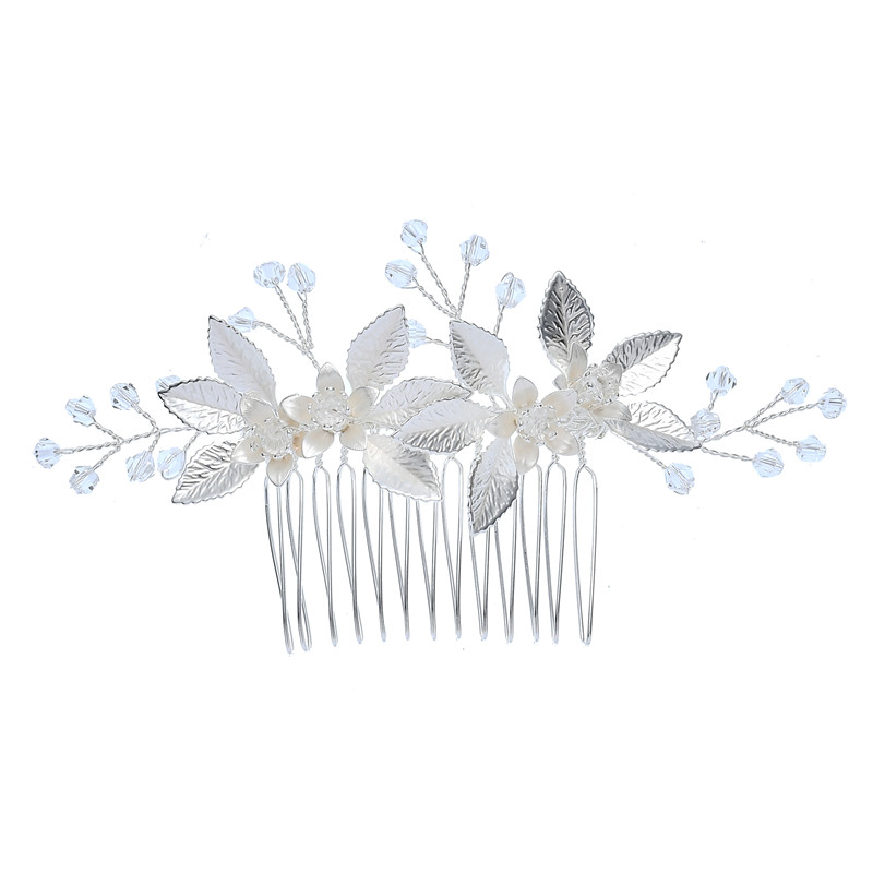 Creative Design Patent Fancy Headdress Flower Bridal Accessories Hair Comb
