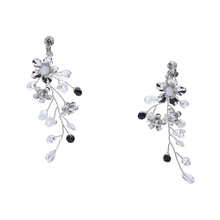 Diamond Dangler Earrings Bridal Wedding Jewelry Rhinestone Bridal Earrings For Women