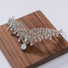 Fashion Jewelry Diamond Thick Silver Metal Bridal Wedding Tiara Crown