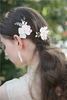 Bridal Headwear Earring Jewelry Wedding Women Earring Hair Pins Set