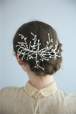 Korea Style Crystal Bridal Headpiece Women Wedding Hair Combs