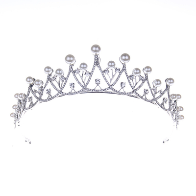 2020 New Arrivals Rhinestone Wedding Imitation Pearl Decorative Bride Crown