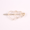 Factory Direct Sale Fashion Pearl Heart Shape Hair Clips For Women