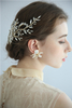 Beaded Hair Vine Bridal Accessories Stud Earring Wedding Women Hair Clips 