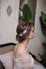 OEM Handmade Rhinestone Flower Hair Band Wedding Bridal Hair Clip