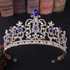 Fashion Jewelry Hair Accessory Wedding Luxury Multi Color Crystal Bridal Crown