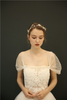 Fancy Princess Rhinestone Gold Leaf Crystal Bridal Accessories Hairband 