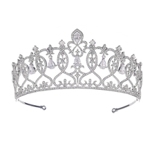 Beautiful Adult Wedding Hair Accessories Crystal Bling Bridal Crown Tiaras