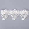 Modern Wedding Accessories Sexy Garter Ring White Lace Pearls Flower Belt Garters