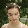 Handmade Long Hair Floral Vine Bridal Decorative Head Chain
