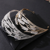 Luxury Crystal Zinc Alloy Bridal Hair Jewelry Tiaras Pageant Prom Princess Crowns