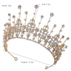 Fashion Queen Party Headwear Bridal Pageant Pearl Crystal Crowns Tiaras