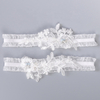 2020 Wedding Accessories 2 Pcs White Lace Flower Pearl Garter Applique Sexy Leg Belts Garters