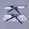 High Quality Bridal Sexy Girls Garter Lace Garters With Blue Ribbon